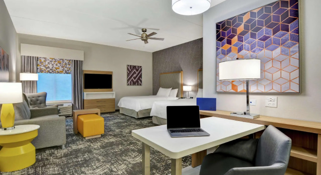 Четырёхместная студия Homewood Suites By Hilton Lynchburg