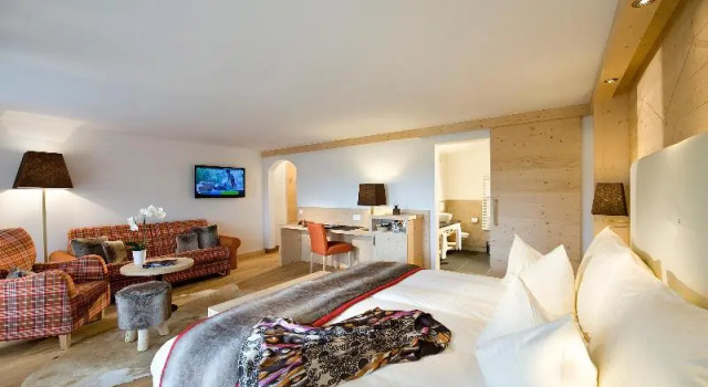 Номер Standard GOLFHOTEL Les Hauts de Gstaad & SPA