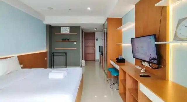 Cozy and Serene Studio Dago Suites Apartment By Travelio, Book Apartment Bandung West Java, near Perjuangan Monument