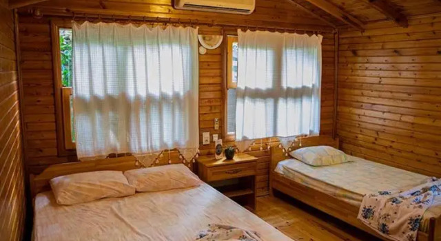 Трёхместный номер Standard с видом на сад Olympos Sheriff Bungalow