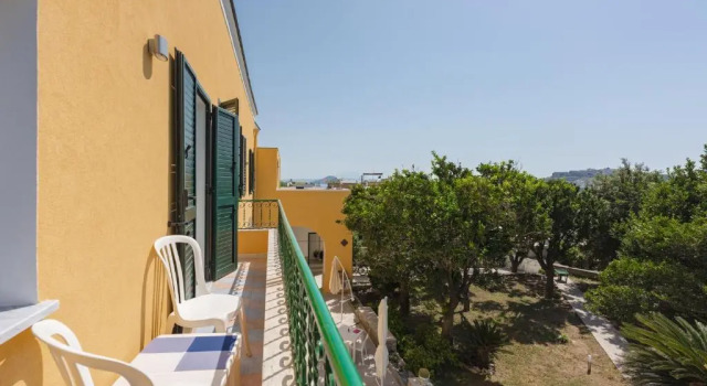 Standaard Tweepersoonskamer met balkon en  uitzicht op zee Villa Caterina b&b