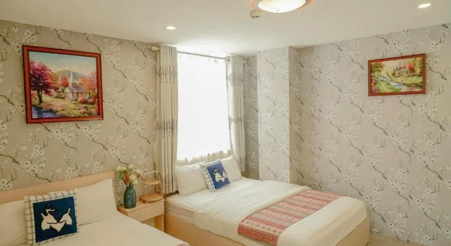 Четырёхместный номер Superior Galaxy Boutique Sai Gon Central Hotel