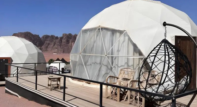 Deluxe chambre Avec vue Mirage Camp Wadi Rum