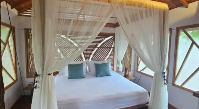 Standard double chambre avec balcon et Vue jardin Burú Nature Hotel