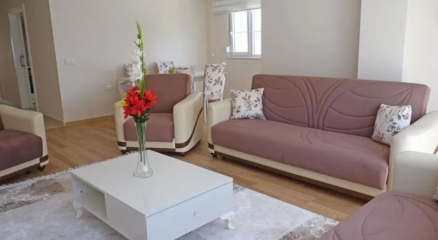 Апартаменты с 3 комнатами с балконом и с красивым видом из окна White Star Antalya