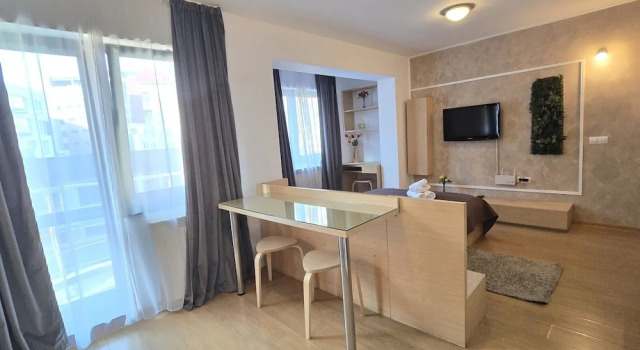 Двухместная студия с балконом Decebal Residence Apartments