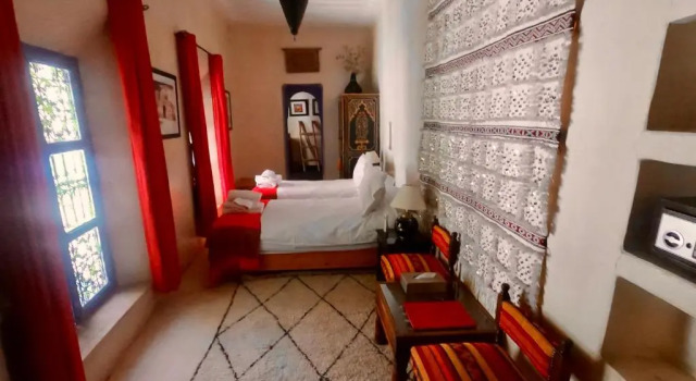 Camera doppia Standard con vista sulla piscina Riad Chameleon