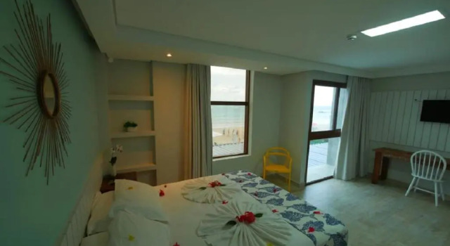 Люкс с видом на море Pousada Ecos Beach