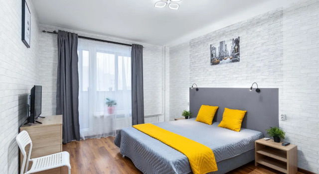 RentPrime (ex. FlatHome 24) на улица Коллонтай 5/1, Забронировать Апартаменты/квартира Санкт-Петербург Россия, рядом с Торговый центр Лондон Молл