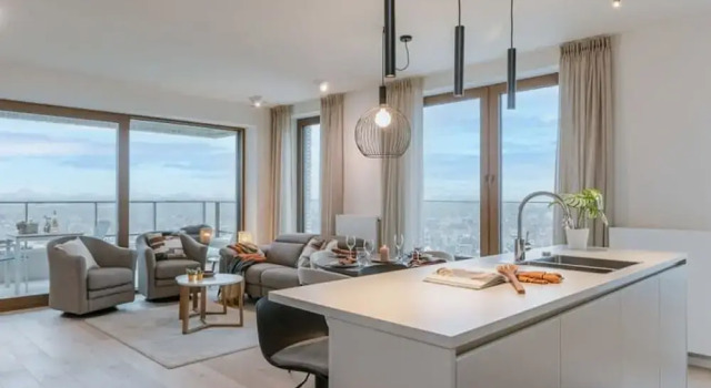 Апартаменты Apartment With Fantastic View Terrace and Parking