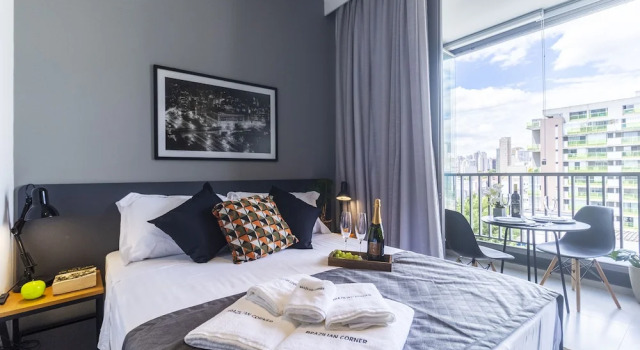 Апартаменты Next to Allianz Parque - Vacancy - Pool