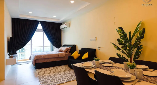 Студия Kuching Riverine resort