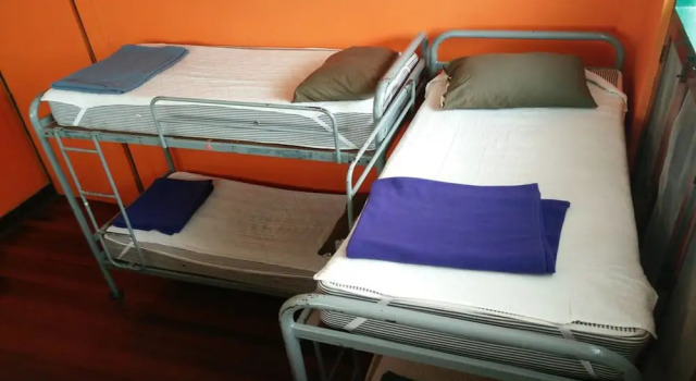 Кровать в общем номере Spicythai Backpackers