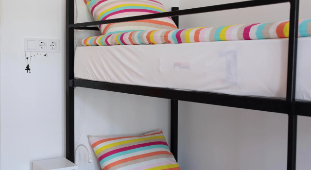 Кровать в общем номере Hostel Musala