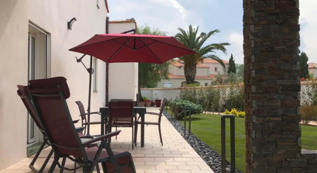 Appartement Vue jardin Gîtes La Catalane
