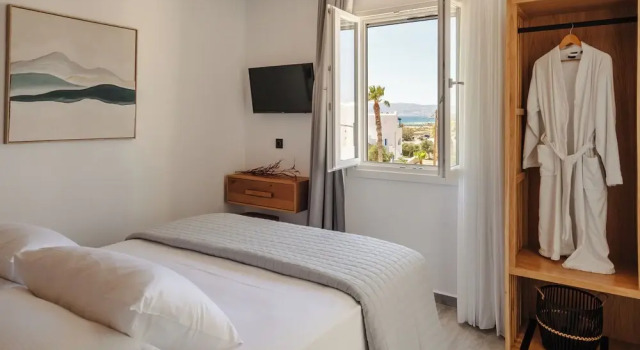 Двухместный люкс Superior с балконом и рядом с пляжем Phaistos Suites