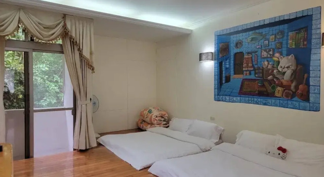 Четырёхместный номер Standard Lohas Gallery Long Stay Hostel