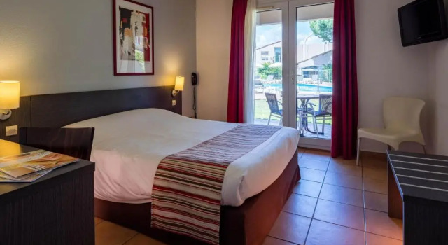 Двухместный номер Standard Artemia Aigues-Mortes - Hôtel avec piscine - Bornes électriques - Parking privé - Local vélo-moto