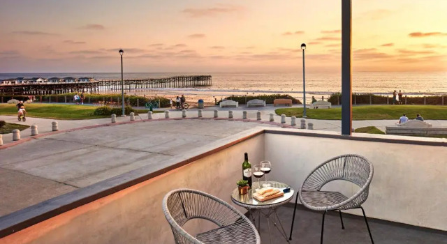 Номер Standard с видом на море Pacific View Inn