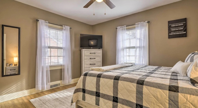 Коттедж Chic & Cozy Greensboro Home, 2 Mi to Dtwn!