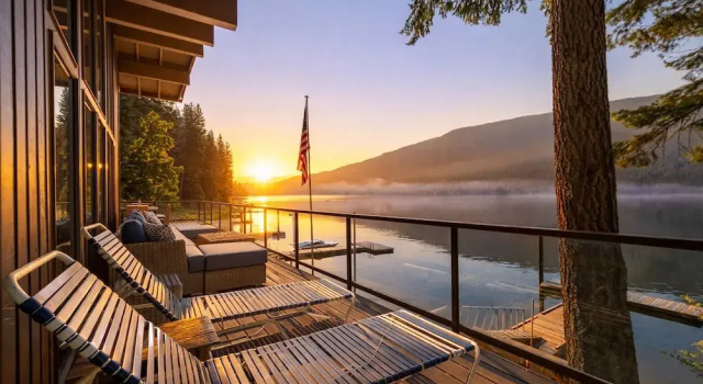 Standard Zimmer All About The Lake 4 Bedroom Home by NW Comfy Cabins by RedAwning