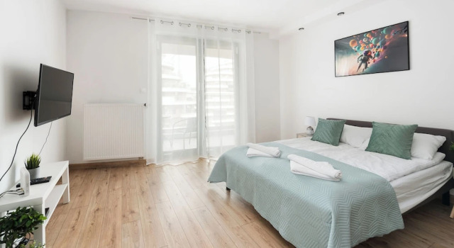 Люкс с балконом Apartamenty Sun & Snow Wislane Tarasy