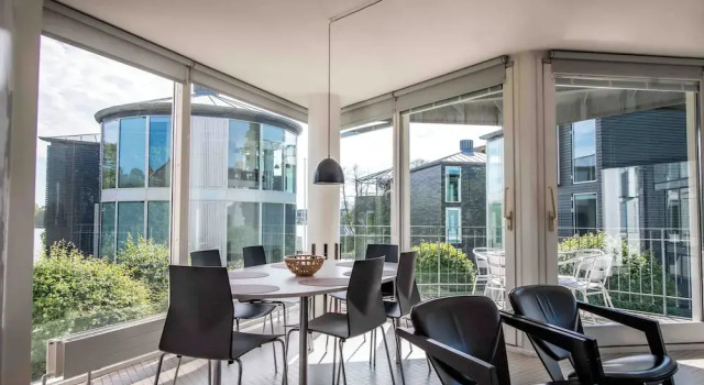2 soveværelser i Seng i sovesal med delvis udsigt Kolding Byferie Apartments
