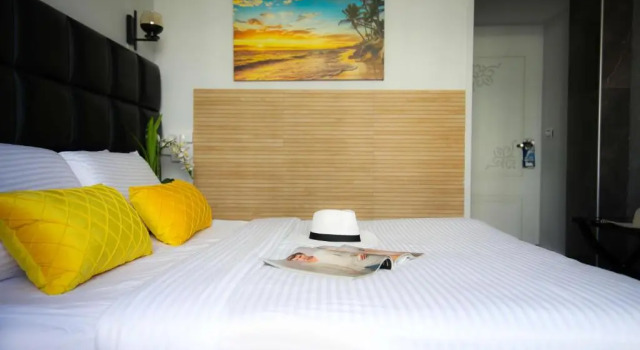 Habitación doble Estándar con balcón y con vista al mar Miami Beach Hotel Tel Aviv