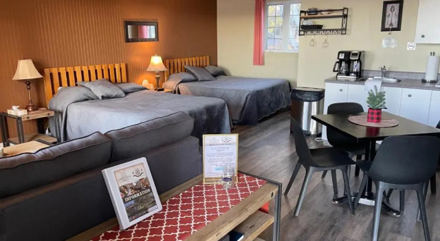 Двухместный семейный номер Standard Auberge et Chalets sur le Lac
