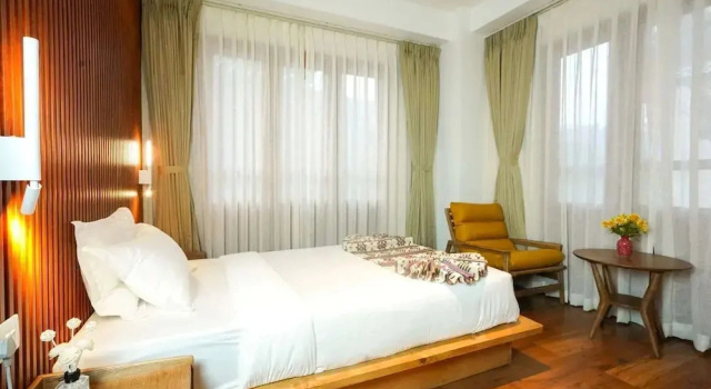 Habitación doble De lujo con balcón y con vista a la montaña Overland Hotel