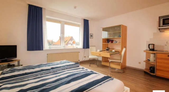 Апартаменты Haus Elbe Döse Wohnung 14