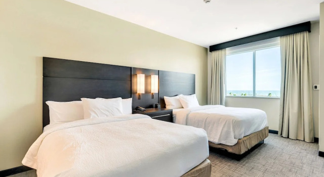 Люкс c 1 комнатой с видом на залив Residence Inn by Marriott Corpus Christi Downtown