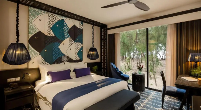 Двухместный номер Deluxe с видом на море Sol An Bang Beach Resort & Spa