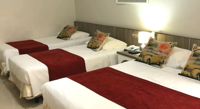 Четырёхместный номер Standard Aldeota Praia Hotel