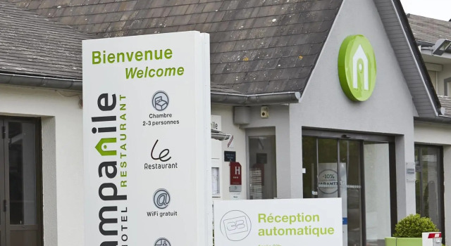Кровать в общем номере Campanile Rennes Ouest Cleunay