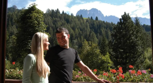 Трёхместный номер Standard с балконом Dolomitenhotel Weisslahnbad