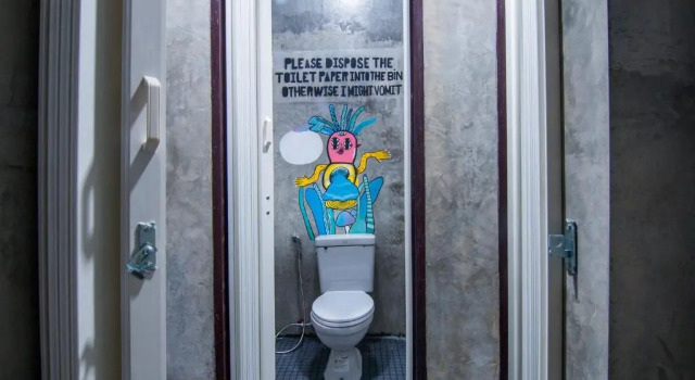 Кровать в общем номере Wanida Hostel