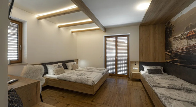 Standard Vierer Familie Zimmer mit Balkon Veldes B&B