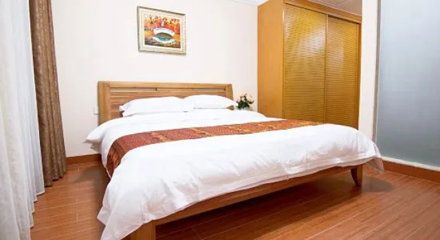 Семейный люкс с 3 комнатами с видом на море Weifudun Holiday Apartment (Hailing Island Poly Silver Beach)