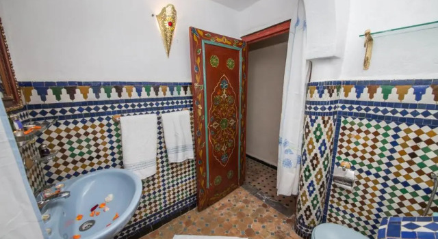 Одноместный люкс Riad Saphir Bleu Fes 12 century luxury home