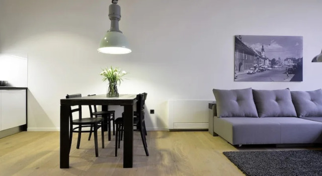 Одноместные апартаменты с 2 комнатами Hotel Maribor, City apartments