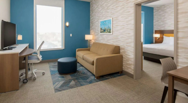 Двухместный люкс c 1 комнатой Home2 Suites By Hilton Boise Downtown