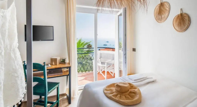 Одноместный номер Superior с балконом и с видом на море Hotel Moresco