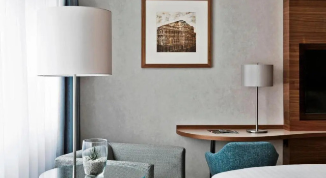 Двухместный номер Deluxe Vienna Marriott Hotel