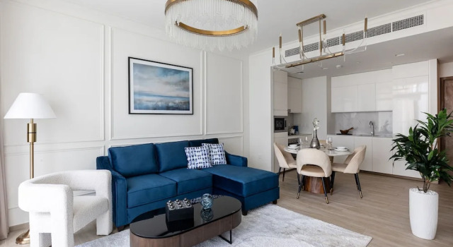 Апартаменты Comfort Stylish 1BR at Palace Residences