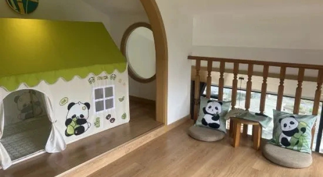 Люкс Bifengxia Mountain View Cloud Sea Homestay