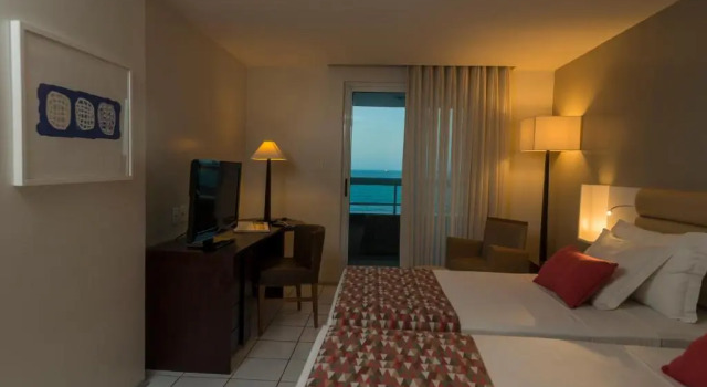 Двухместный номер Deluxe с видом на море Hotel Luzeiros Fortaleza