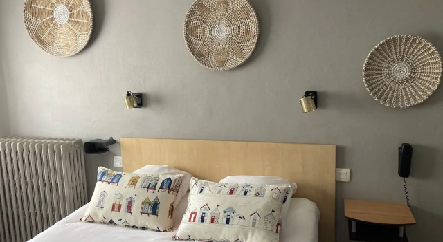 Семейный номер Standard Hôtel Le Rivage vue sur mer - Châtelaillon-plage
