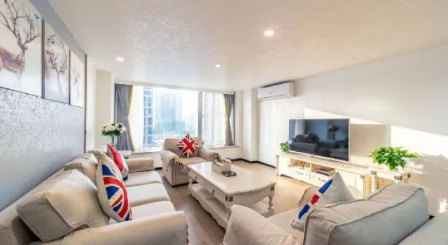 Люкс Business с 2 комнатами Xinghe Times Apartment Shenzhen North Railway Station