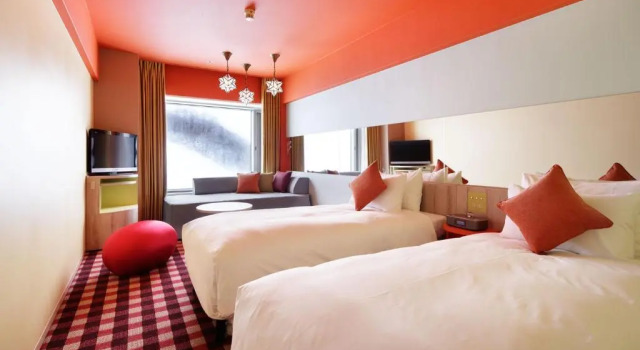 Двухместное Building No. 6 Yu Mirror room with slope view Naeba Prince Hotel
